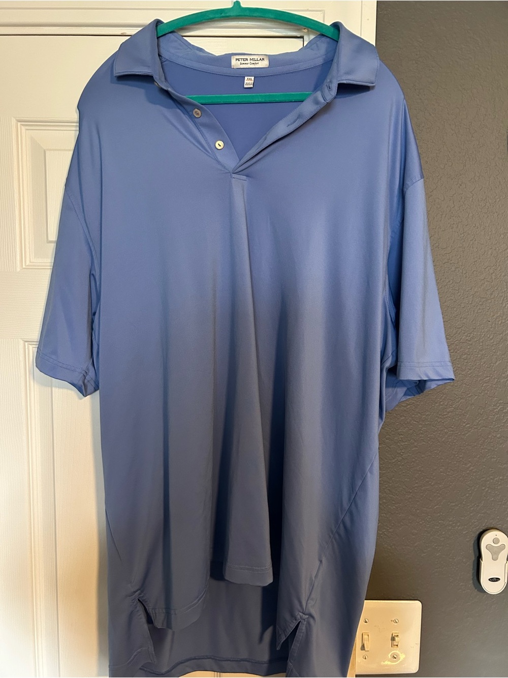 Peter Millar Blue Performance Polo